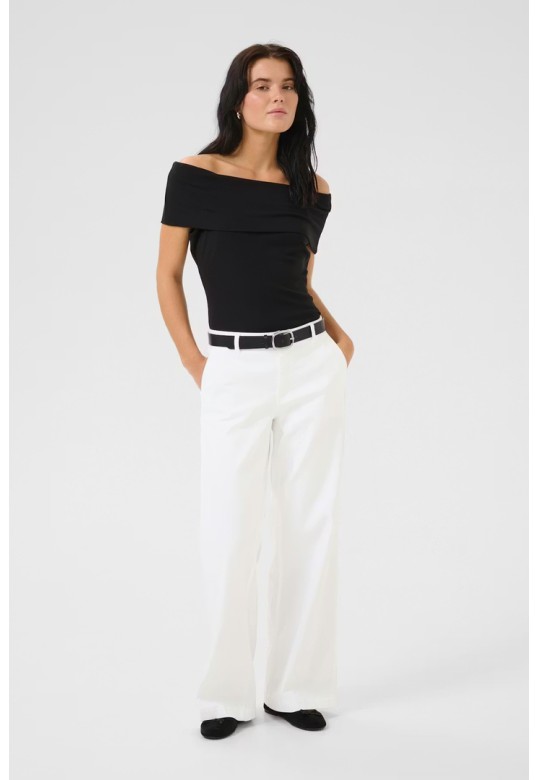 LaraMW Trousers Bright White