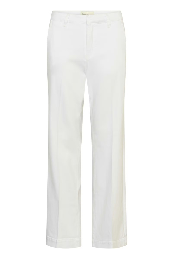 LaraMW Trousers Bright White