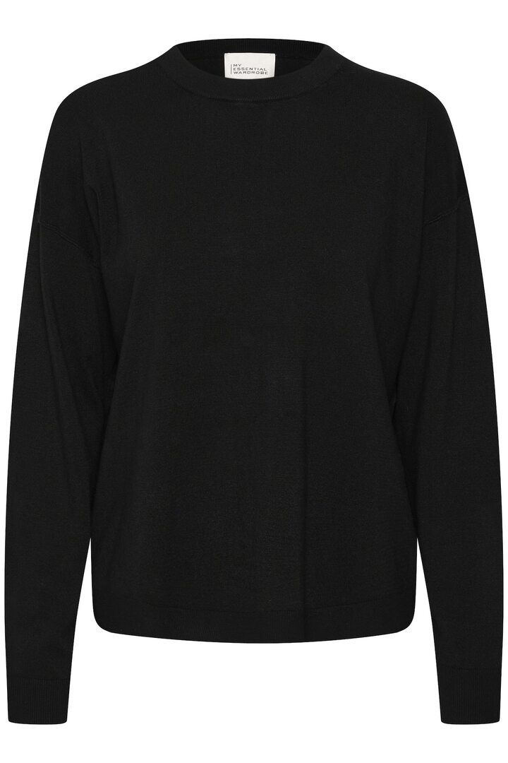 EMMAMW KNITTED PULLOVER BLACK