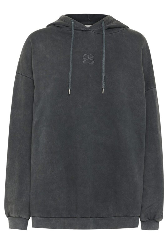 ENZOMW SWEATSHIRT DARK GREY RANDOM WASH