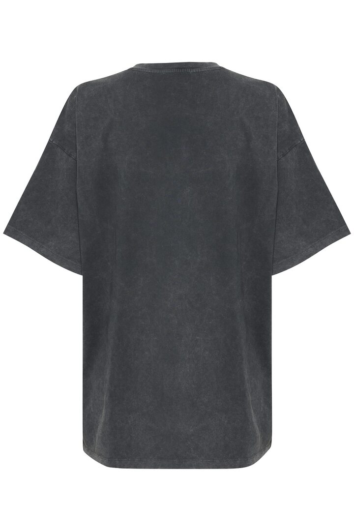 LISAMW T-SHIRT DARK GREY RANDOM WASH