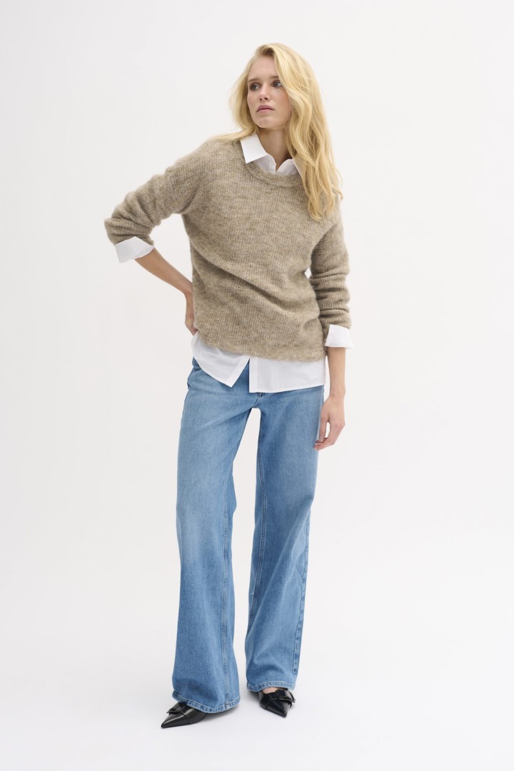 05 THE KNIT PULLOVER DUNE MELANGE