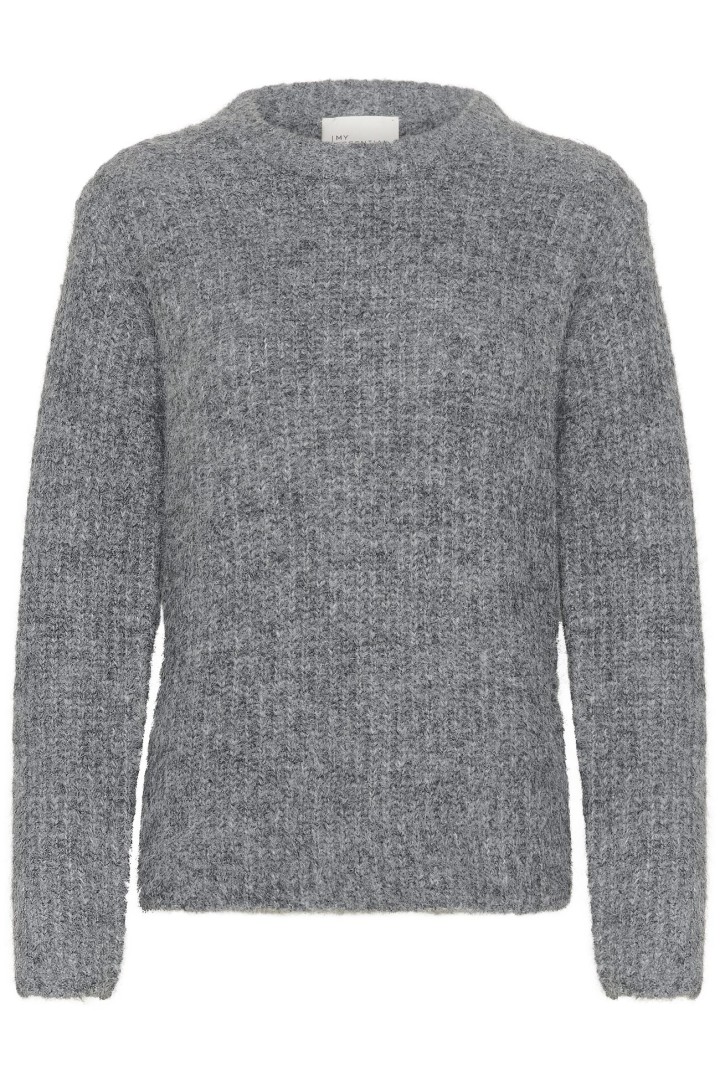 MEENAMW PULLOVER IRON GREY MELANGE