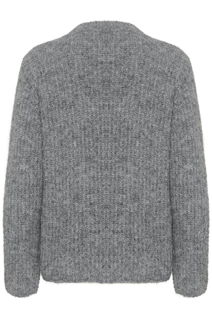 MEENAMW PULLOVER IRON GREY MELANGE