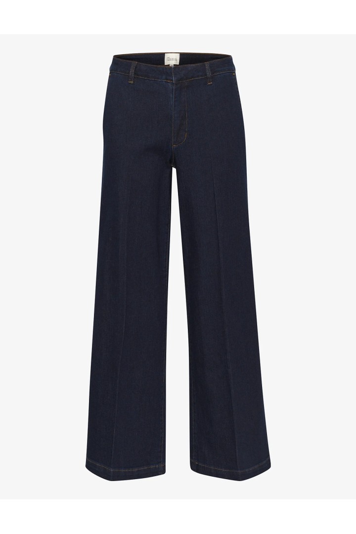 LARAMW TROUSERS DARK BLUE UN WASH