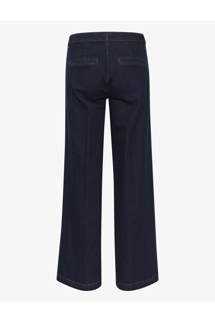 LARAMW TROUSERS DARK BLUE UN WASH