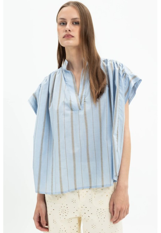Cap Sleeve Blouse