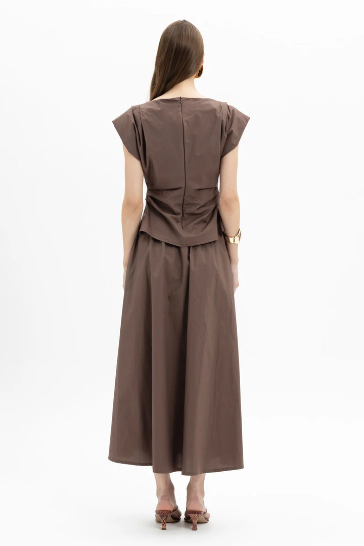 Midi Skirt Chocolate