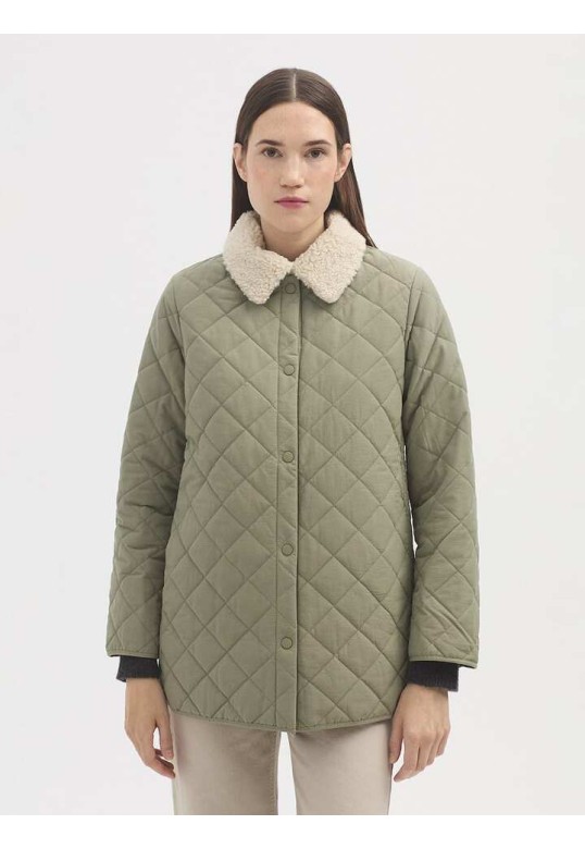 Jacket with removable gilet medium stone