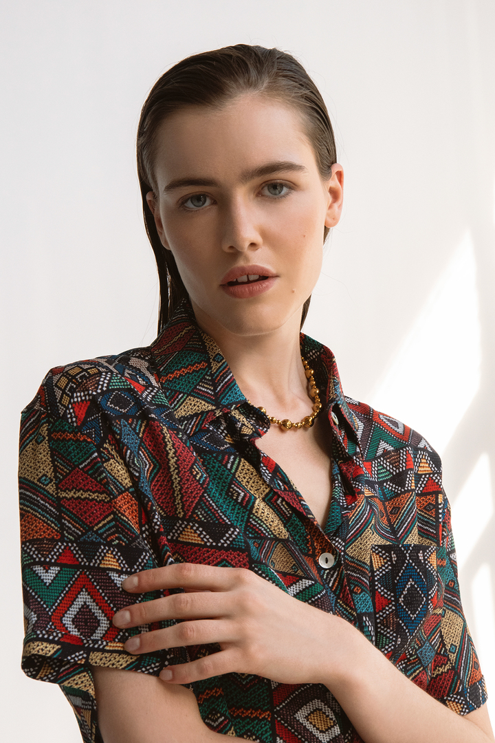 AFRICAN PRINT SHIRT