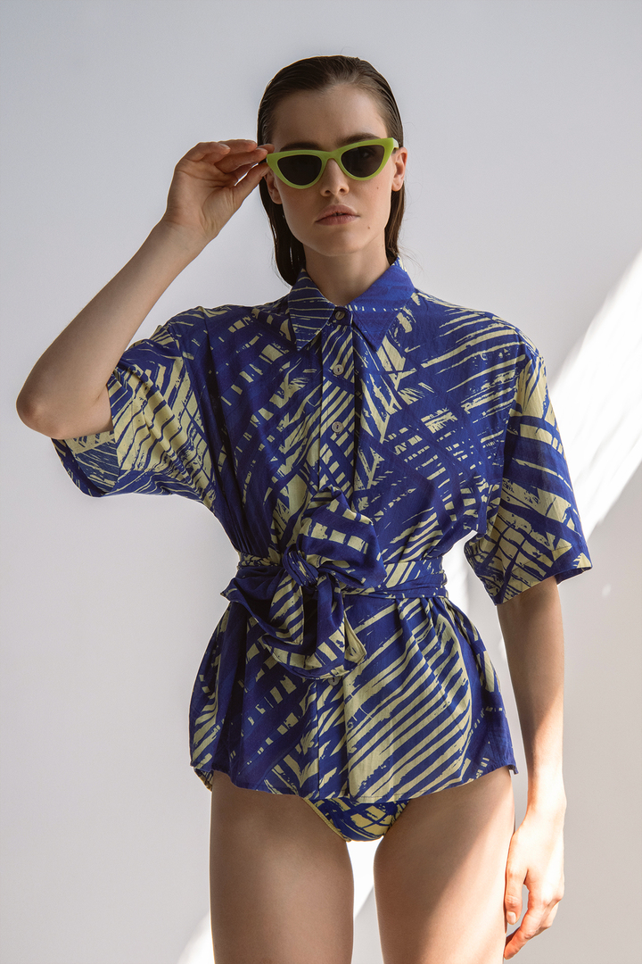 PALM PRINT SHIRT