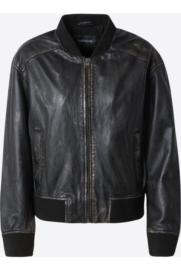 FRANKIE BOMBER LEATHER JACKET