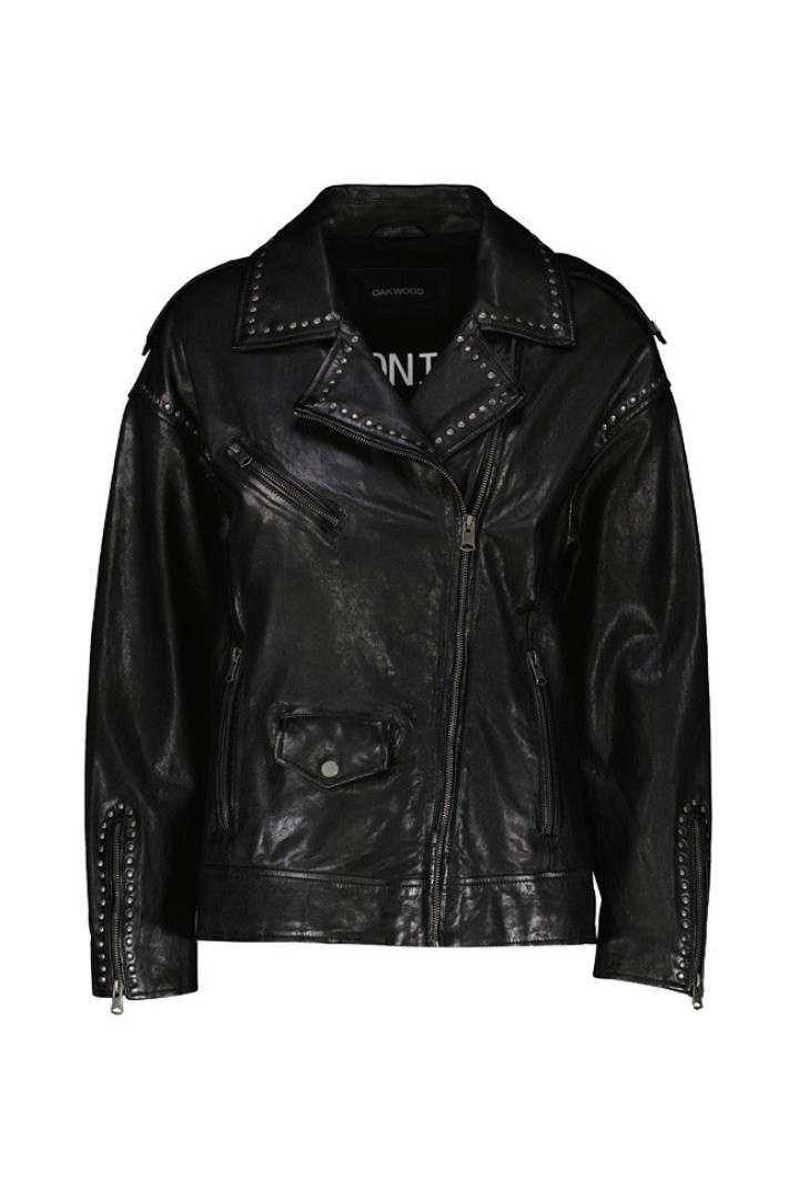 LOULOU BLACK - GENUINE LEATHER JACKET