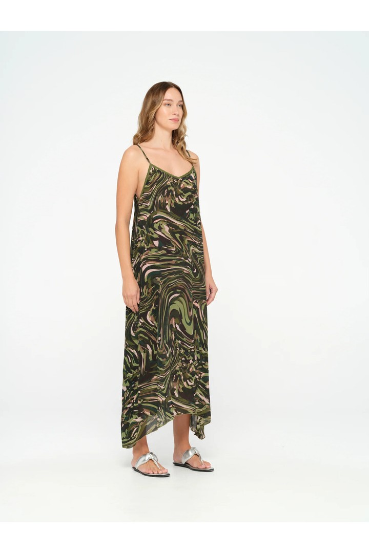 Antoinette Slip-Playa Grande-Viscose-Camo