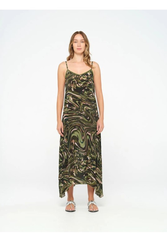 Antoinette Slip-Playa Grande-Viscose-Camo