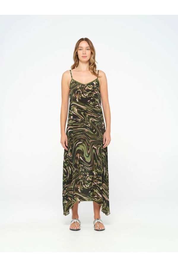 Antoinette Slip-Playa Grande-Viscose-Camo