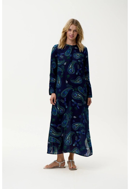 Long Genie-Hanalei Bay-Navy Paisley