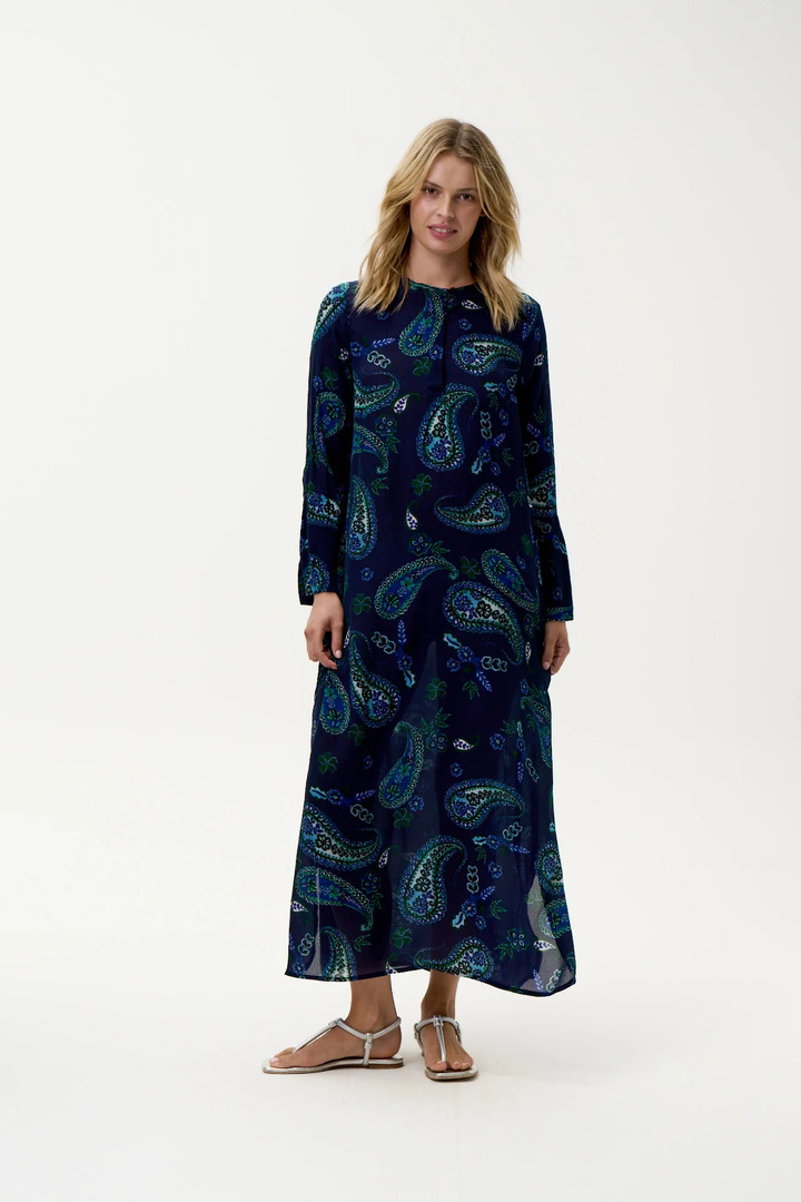 Long Genie-Hanalei Bay-Navy Paisley