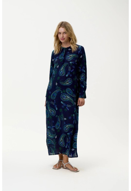 Long Genie-Hanalei Bay-Navy Paisley