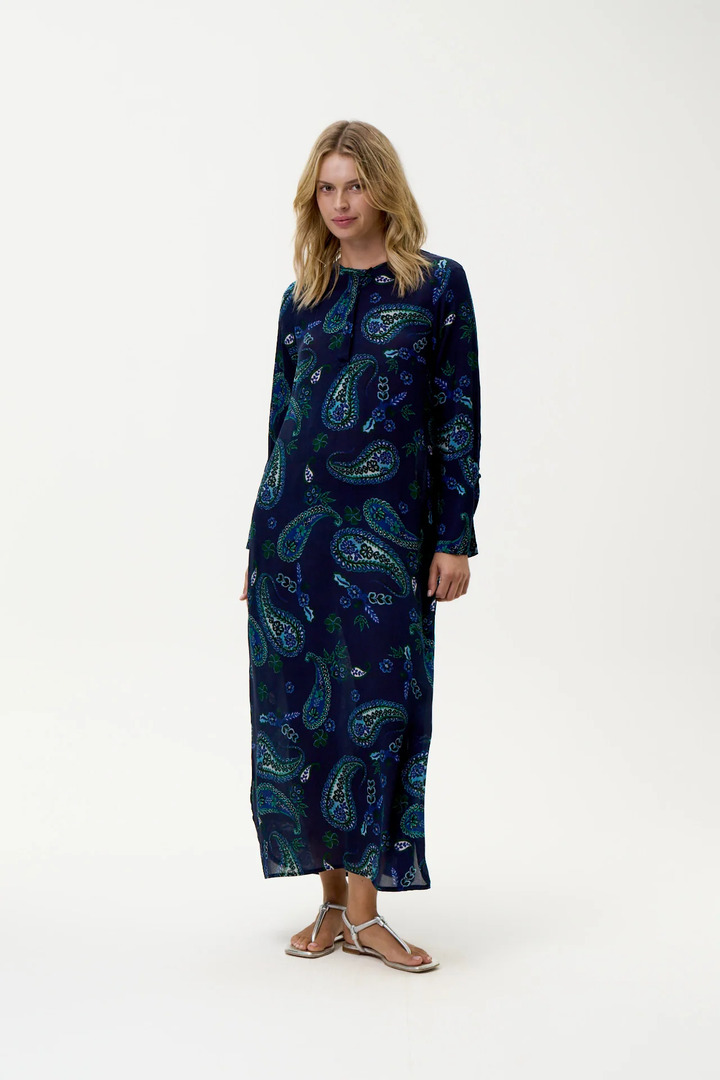 Long Genie-Hanalei Bay-Navy Paisley