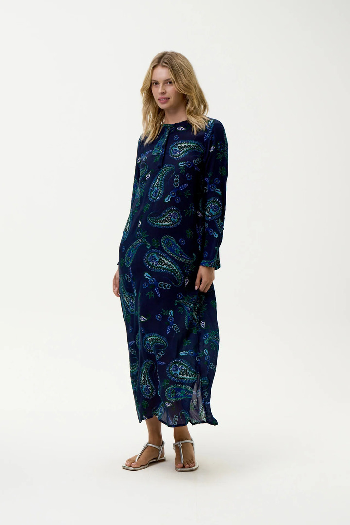 Long Genie-Hanalei Bay-Navy Paisley