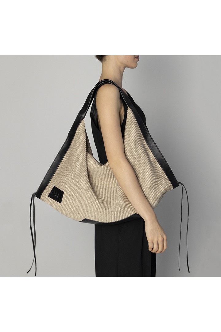 Afetiria Raffia Bag Beige