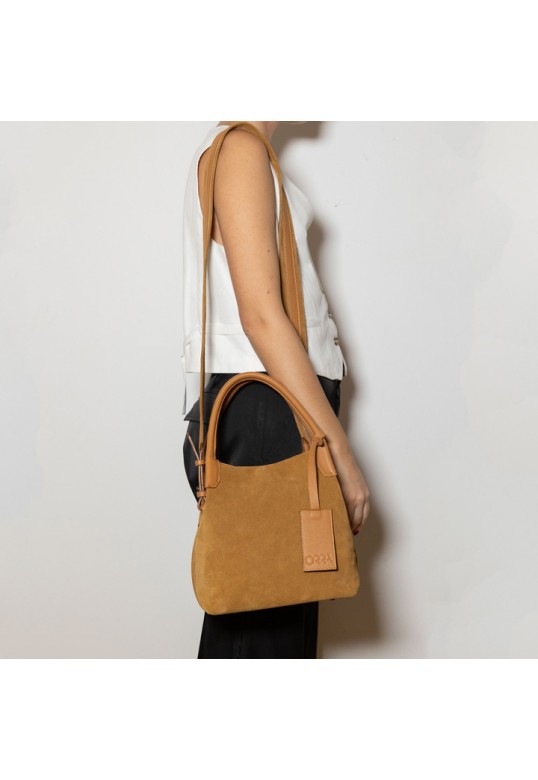 Lona Suede Bag Beige