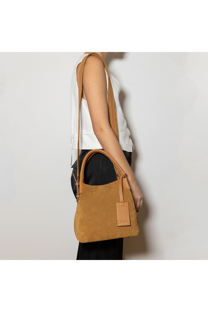 Lona Suede Bag Beige