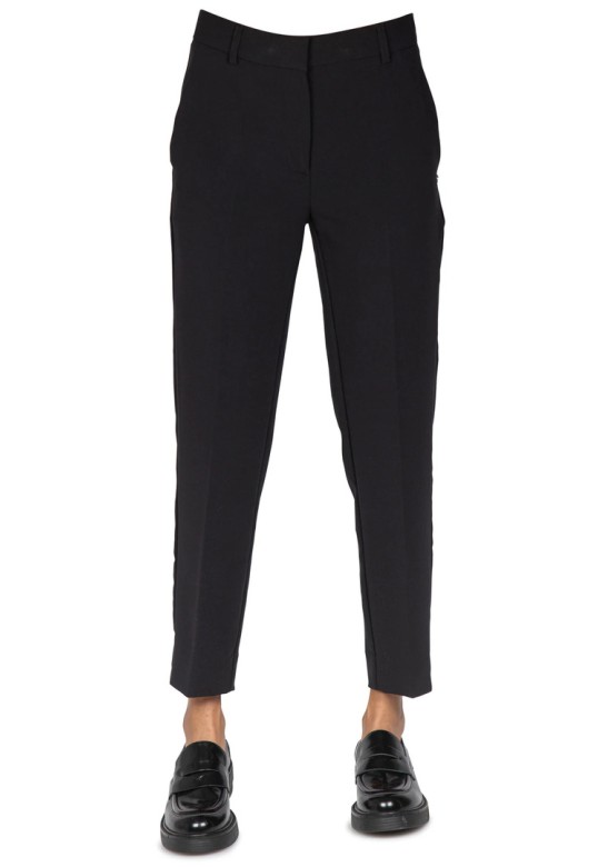 Cigarette trousers black