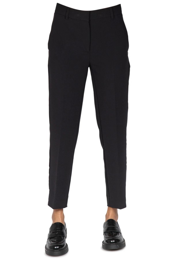 Cigarette trousers black