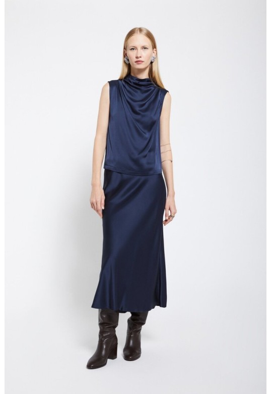 Viscose long skirt night