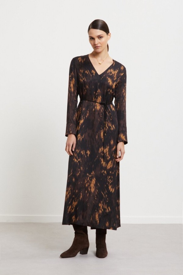 Viscose midi dress