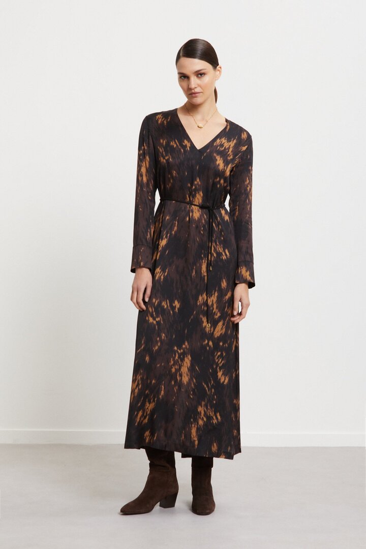 Viscose midi dress