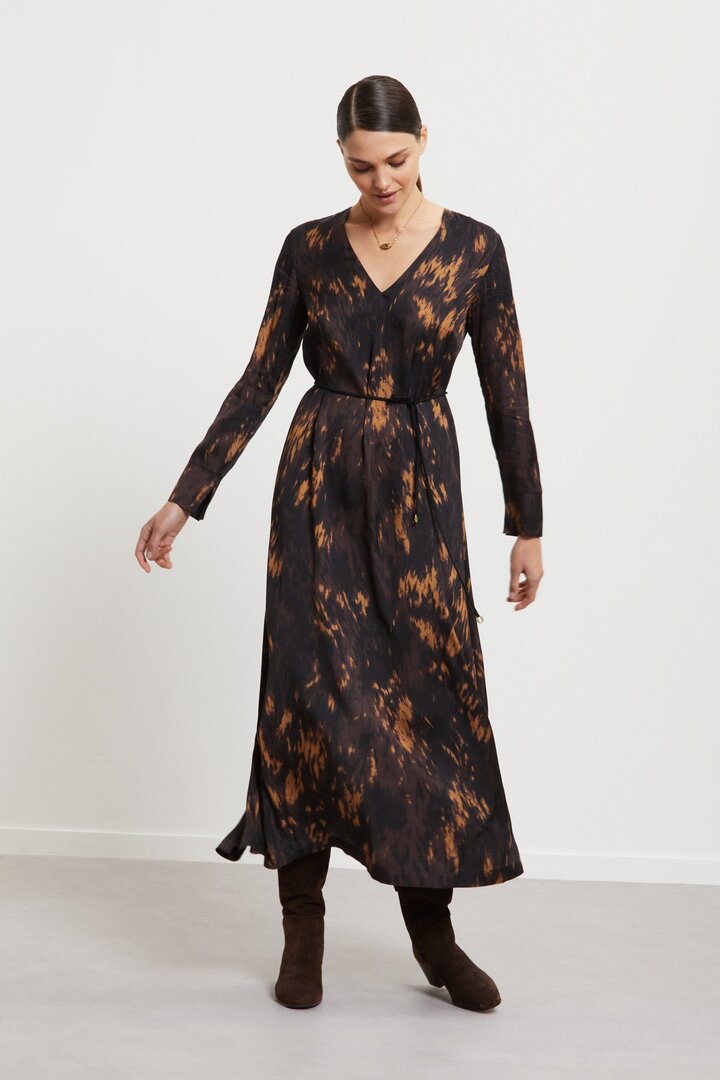 Viscose midi dress