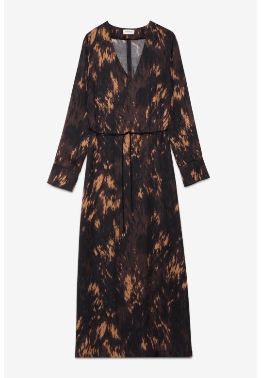 Viscose midi dress
