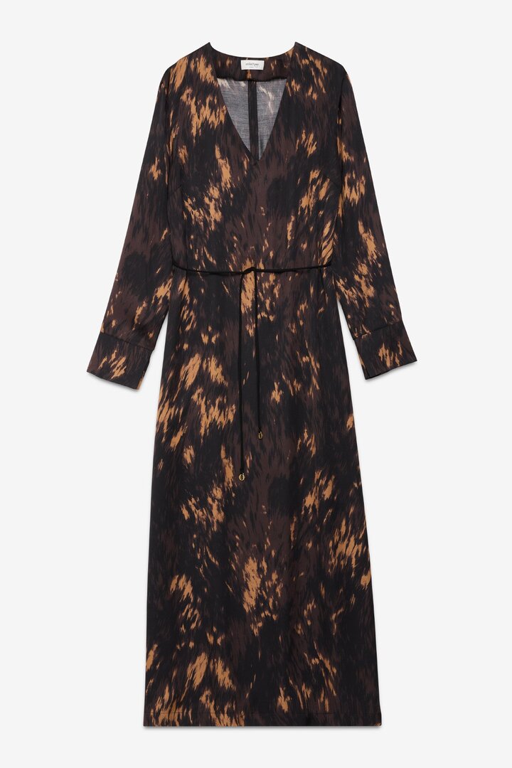 Viscose midi dress