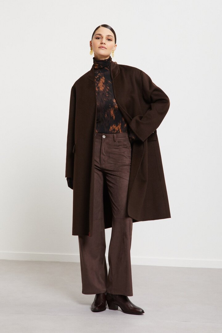 Midi coat Brown