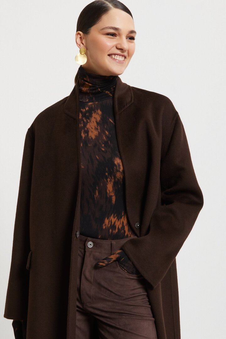 Midi coat Brown
