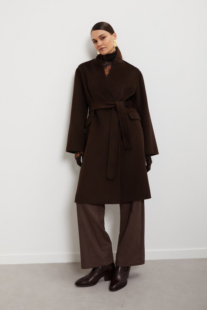 Midi coat Brown