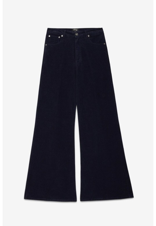 Velvet palazzo jeans Night
