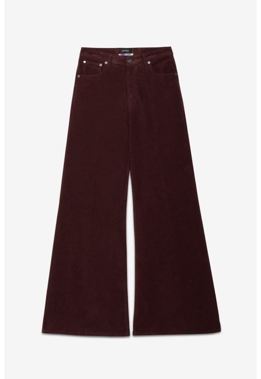 Velvet palazzo jeans Rouge Noir