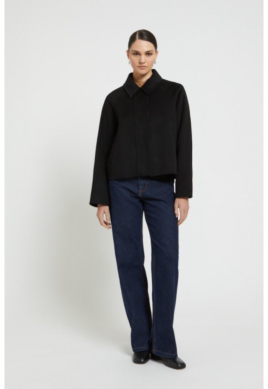Jacket with zip Black