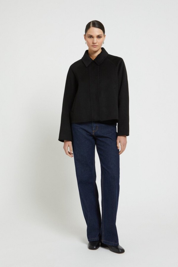 Jacket with zip Black