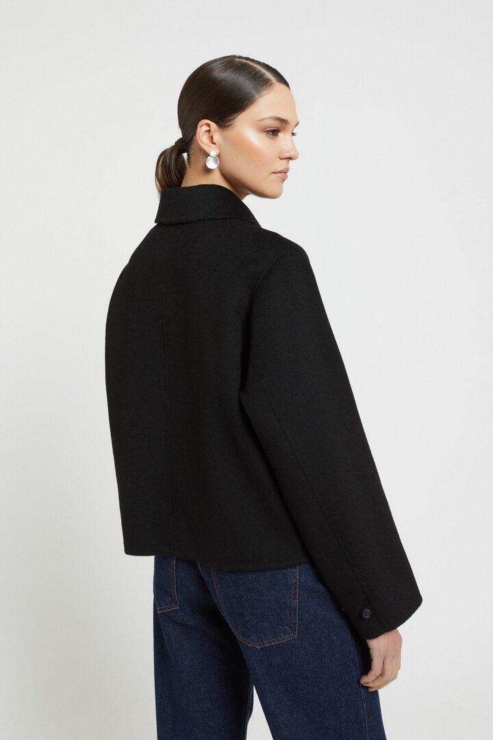 Jacket with zip Black