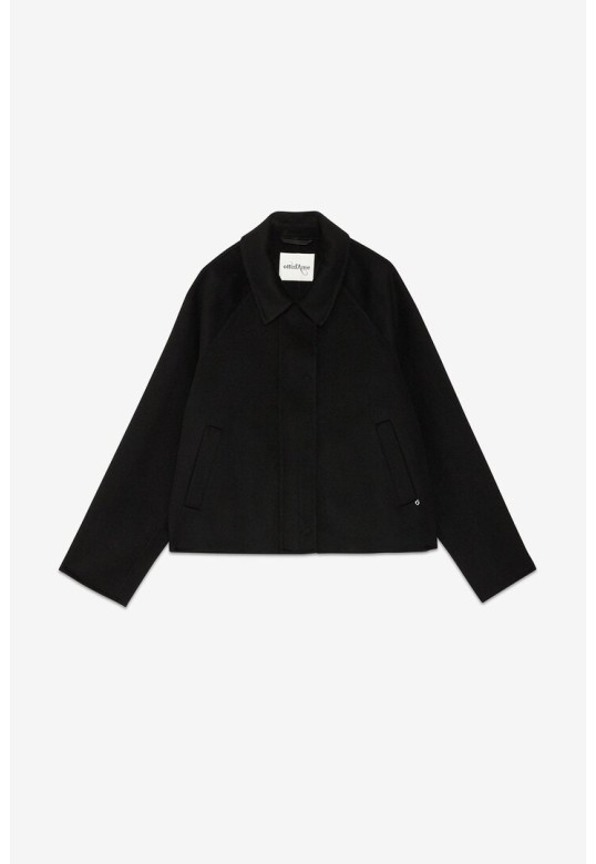 Jacket with zip Black
