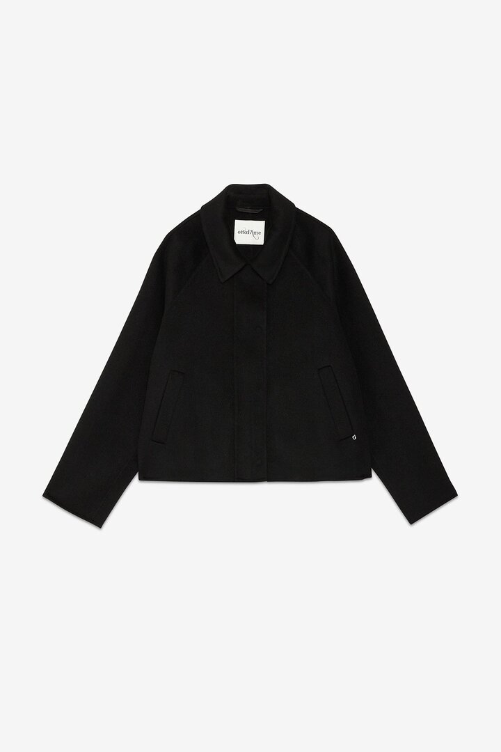 Jacket with zip Black