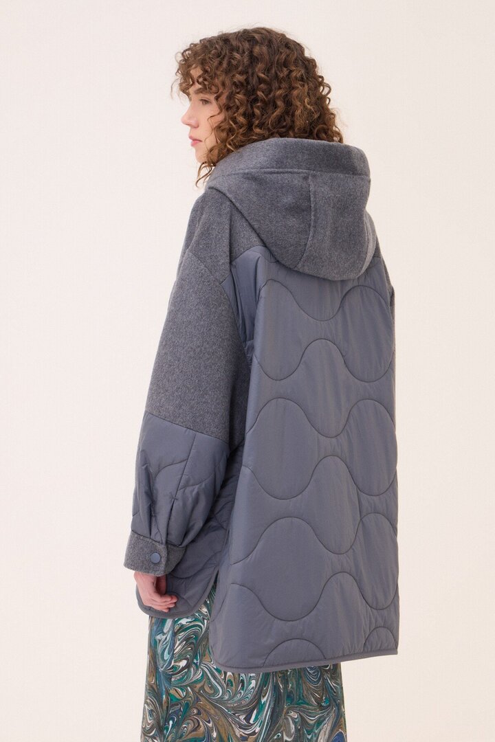 Quilted parka Grey