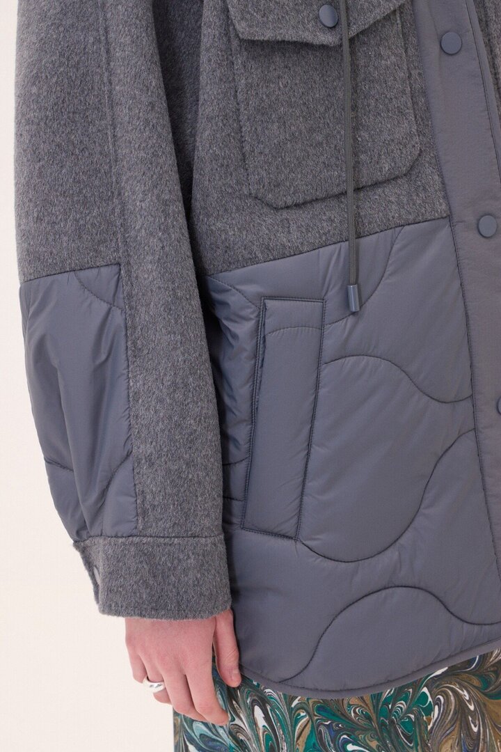 Quilted parka Grey