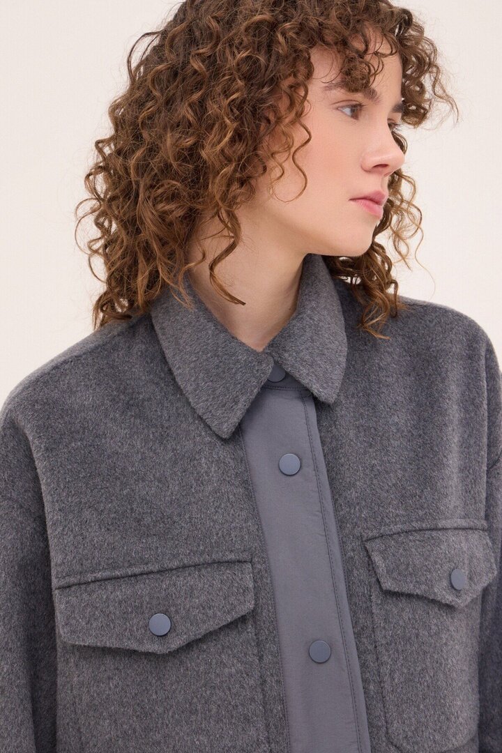 Quilted parka Grey