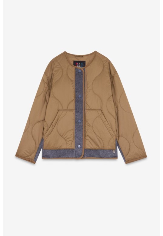 Quilted short jacket